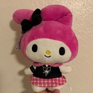 My Melody 8” Punk Edition by Sanrio Plush